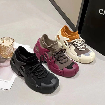 Women's Flyknit Sock Sneakers | Breathable Lightweight Anti-Slip Running Shoes