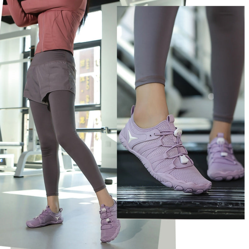 Unisex 2026 Indoor Training Shoes – Non Slip Pilates Yoga Sneakers with Cushioned Sole for Running & Gym