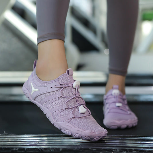 Unisex 2026 Indoor Training Shoes – Non Slip Pilates Yoga Sneakers with Cushioned Sole for Running & Gym