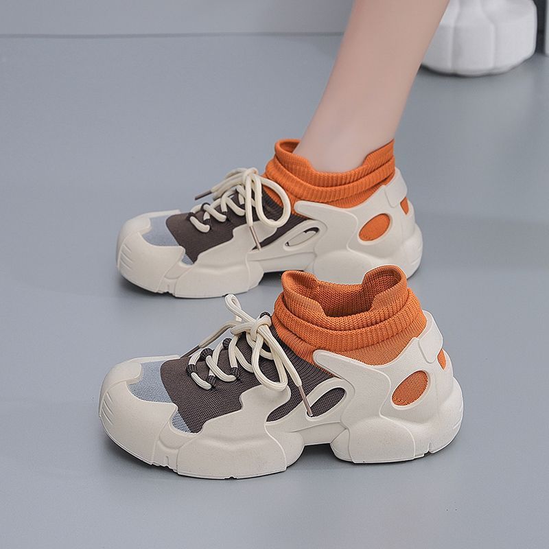 Women's Flyknit Sock Sneakers | Breathable Lightweight Anti-Slip Running Shoes