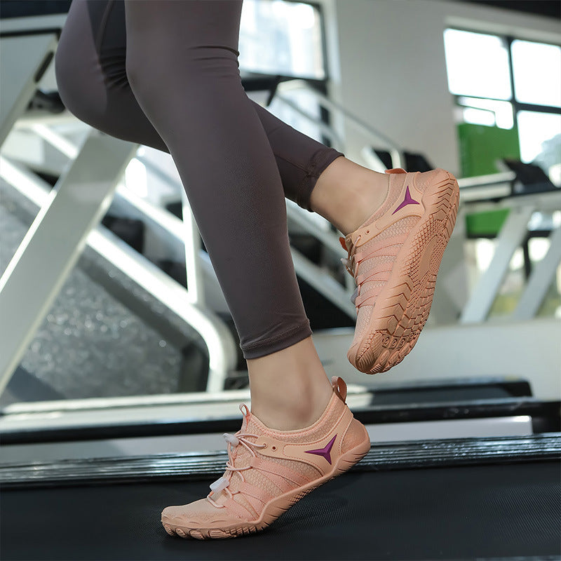 Unisex 2026 Indoor Training Shoes – Non Slip Pilates Yoga Sneakers with Cushioned Sole for Running & Gym