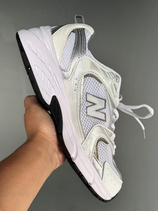 New Balance 530 White Silver Women's Casual Trainers Walking Shoes