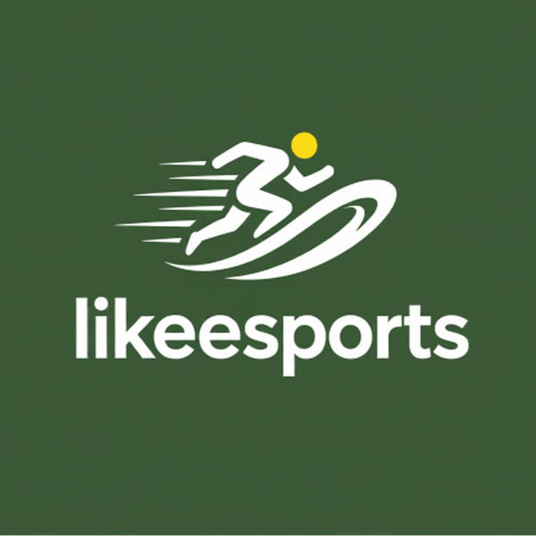 likeesports Logo 深绿背景