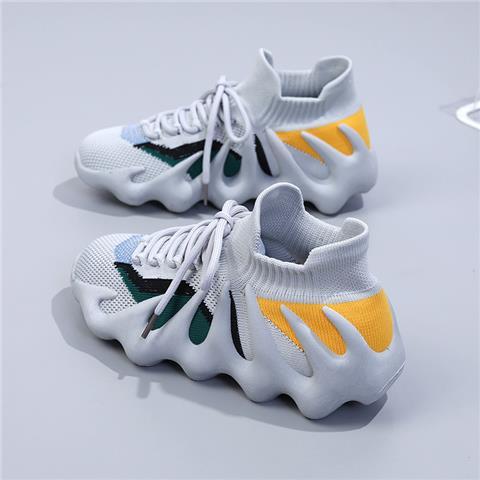 Women's Octopus Design Flyknit Sneakers | Breathable Lightweight Korean Style